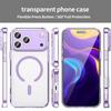 Luxury Transparent Wireless Charging Magnetic For Magsafe Case For iPhone 17 16 15 Pro Max 14 Plus 17E 16E Shockproof Hard Cover