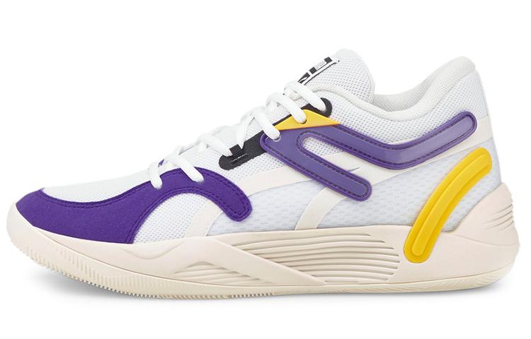PUMA Trc Blaze Court  White Spectra Yellow  376582-07 42.5