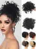 The Drawstring Is Messy with Small Curls and Synthetic Fiber Hair