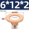 National Standard Red Copper Gasket Seal Ring and Flat Washer M3-M60mm for Marine Instruments