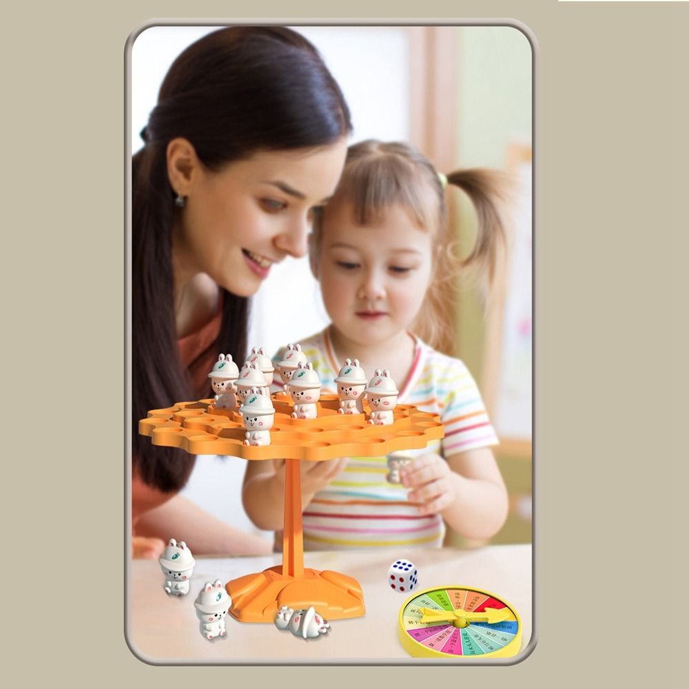 Parent-child Fun Frog Balance Tree Educational Balancing Board Puzzle  For Kids