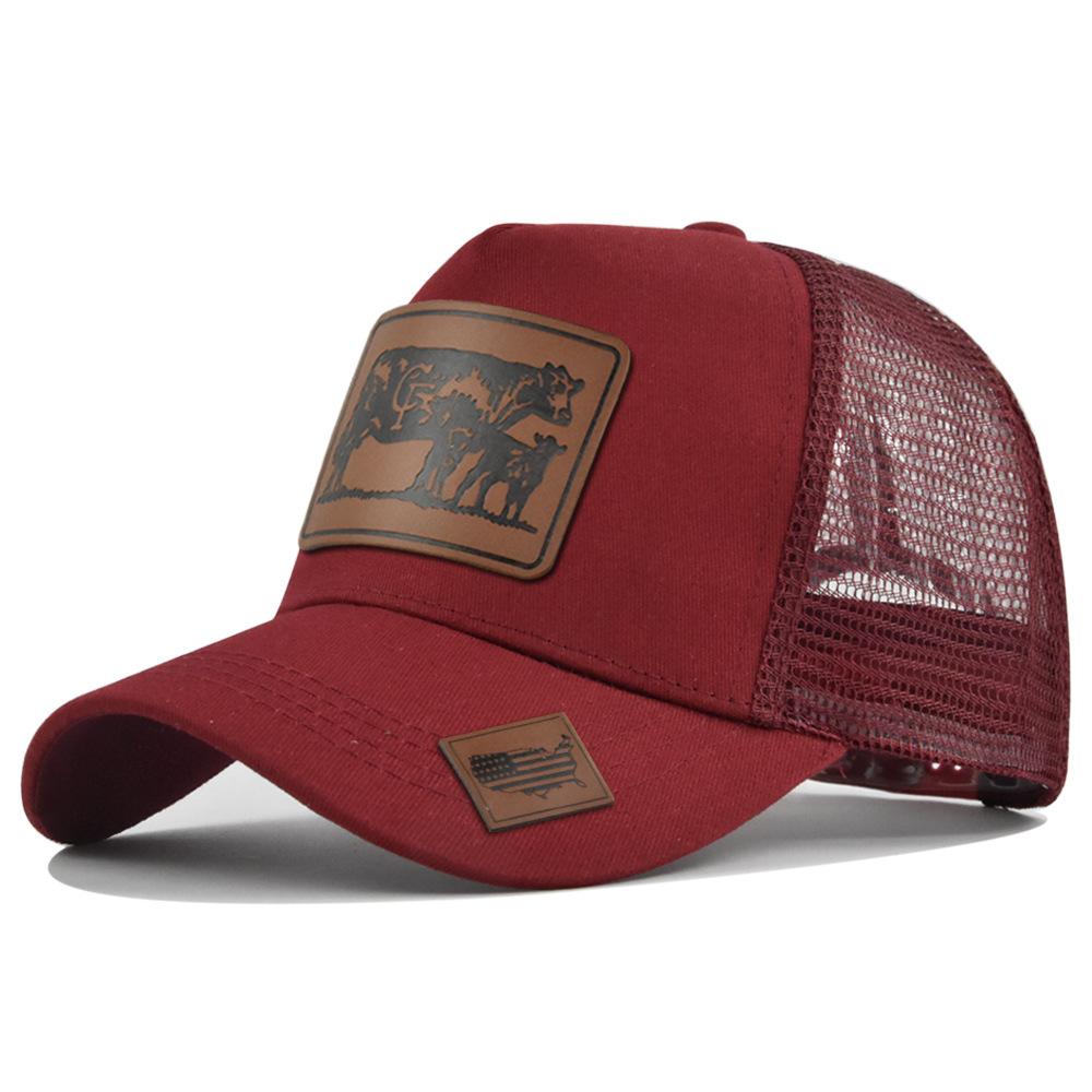Bonés de Baseball de Animal Touro de Luxo para Homens Mulheres Boné Snapback Feminino Masculino Boné de Fazendeiro Chapéu de Sol Kpop Designer Homem Boné Trucker Gorras