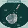 Deep Fryer Basket Stainless Steel Frying Basket With Anti Slip Handle Cooking Tool For Home Kitchen Restaurant Barbecue Bbq