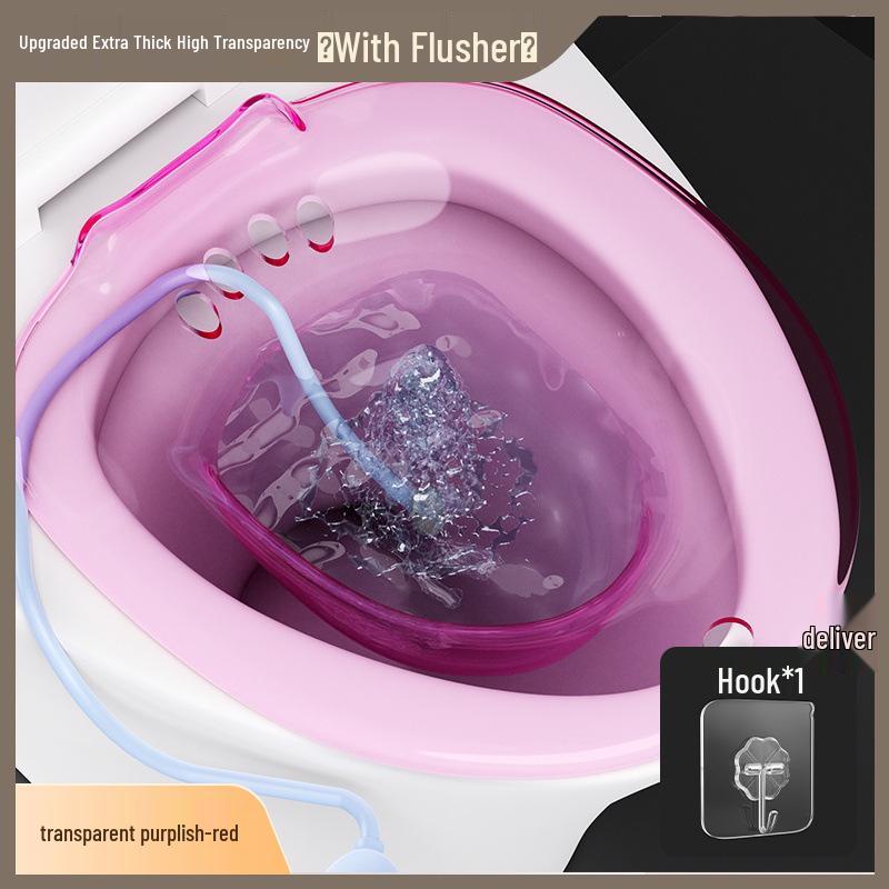 Bidet Sitz Bath for Hemorrhoids, Pregnant Women, and Postpartum Care - Squat-Free, Fumigation Wash for Personal Hygiene.