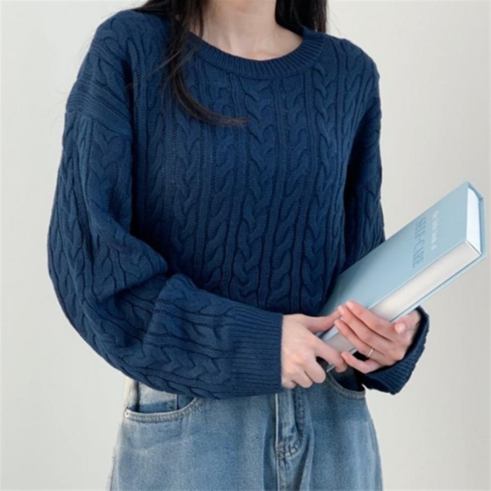 New ArrivalS Open Run Women S Cable Knit Semi Crop Top