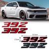 1 stuks 3D Metaal 392 345 6.4L 5.7 Logo Autosticker Embleem Badge Decals Auto Achterkant