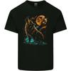 Een Wolf Huilend met de Maan 's Nachts Kinder T-shirt Kinderen