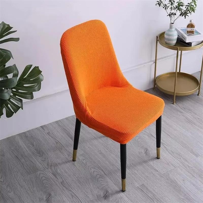 Solid Color High Elasticity Integrated Backrest Seat Chair Covers Home Dining Chair Office Chair Universal Chair Covers