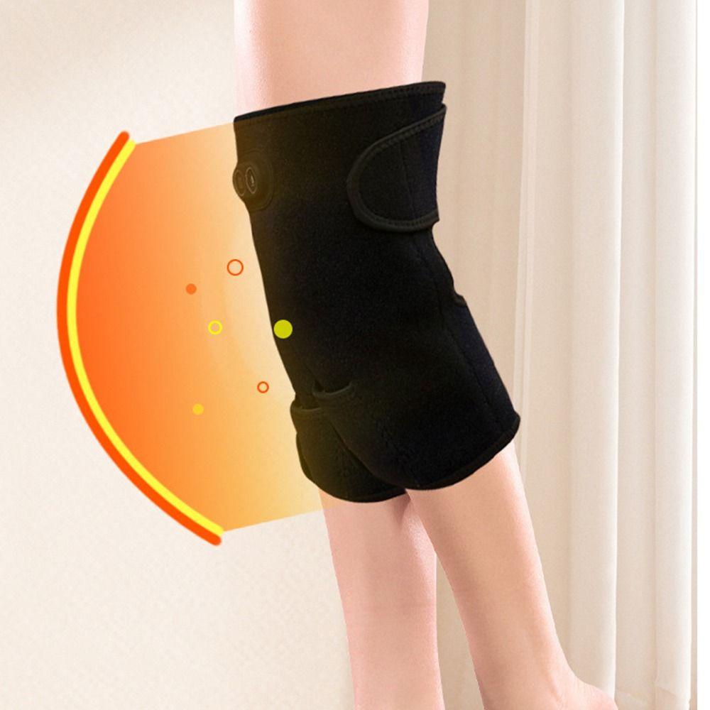 3 Heat Levels Electric Heating Massager Black Heating Vibration Massager  Arthritis Prevention