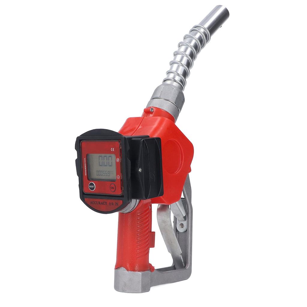 Duză de alimentare automată BSP de 1 inch Din aliaj de aluminiu Debitmetru digital Duză de combustibil diesel pe benzină