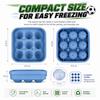 3D Soccer Ball Silicone Ice Cube Maker Tray 9-Cavity Football Ice Sphere Mold For Party Whiskey Cocktails Beverages Ice Trays