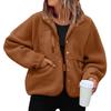 Autumn Winter Women's Fleece Hoodie Jacket - Sporty Casual Style 2023