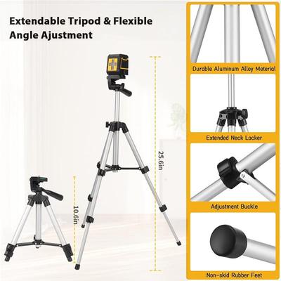 Portable High-Precision Cross Mini 2-Line Green Laser Level with Infrared Fine Line Projection