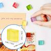6 Stück Kühlschrankmagnete Bunte Kühlschrankmagnete Schrank Glasmagnete Niedliche Dekorative Magnete für Kühlschrank, Whiteboard, Büro