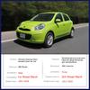 Carbon Fiber Door Handle Cover for Nissan Micra March K13 Renault Pulse 2011 2012 2013 2014 2015 2016 Car Accessories Stickers