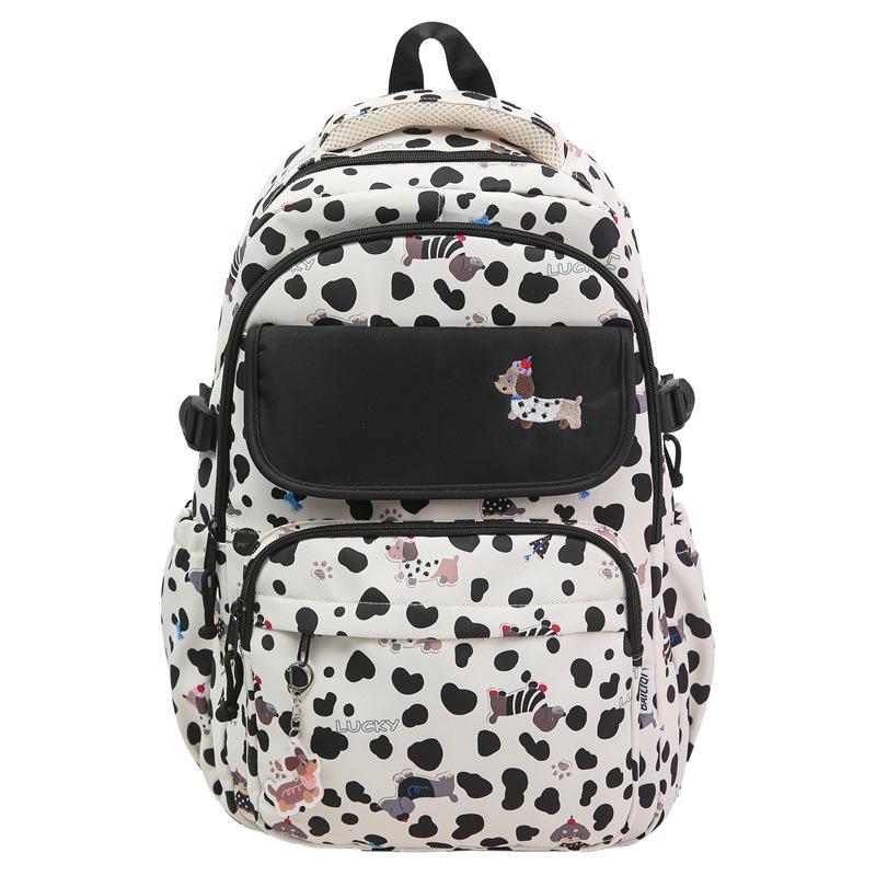 New High-value, Fresh, Sweet and Cute Dog Backpack, Lightweight and Large-capacity Backpack for Junior High School Students