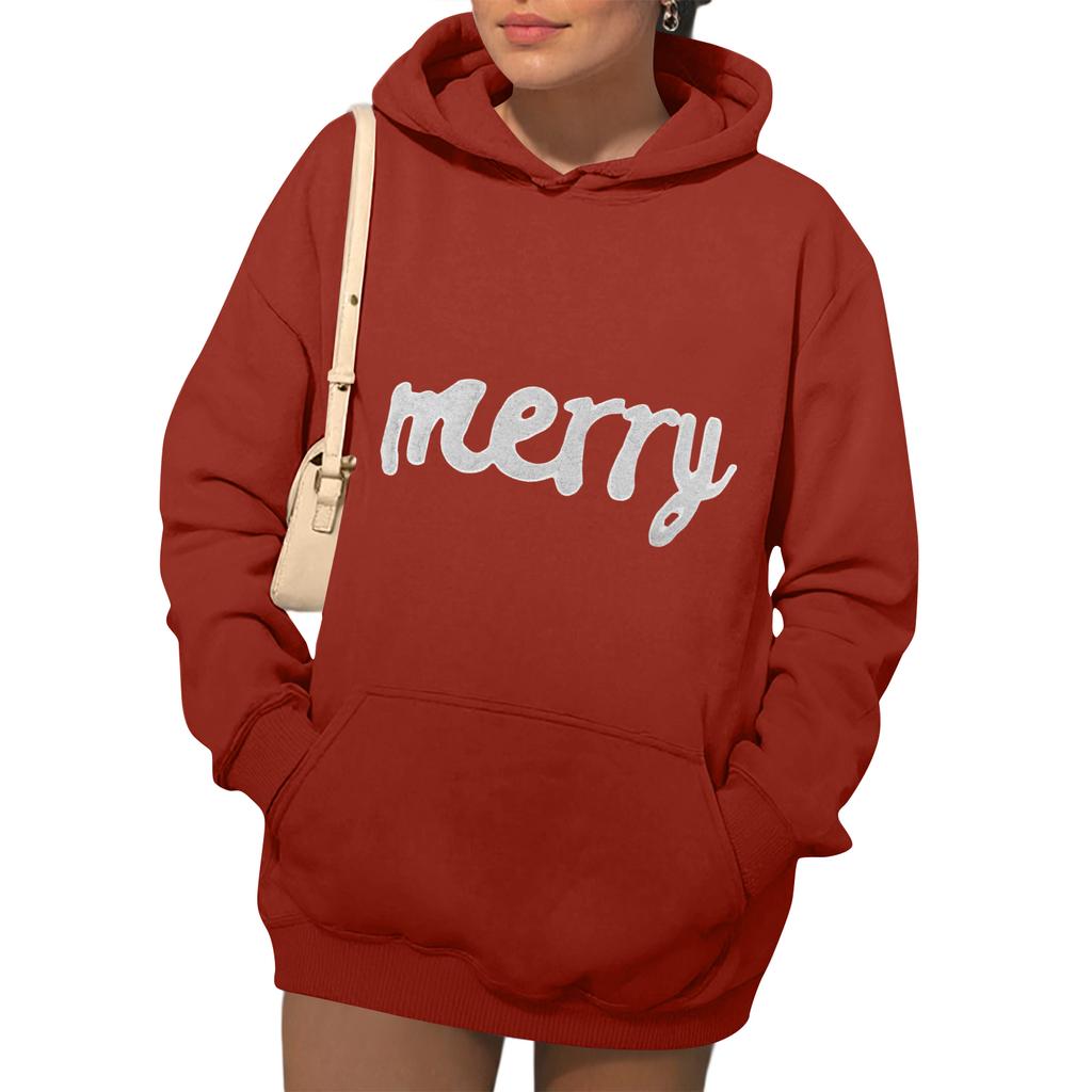 Felpe con cappuccio da donna Felpe moda autunnale Stampate Casual Manica lunga Felpa larga Felpa con cappuccio autunnale