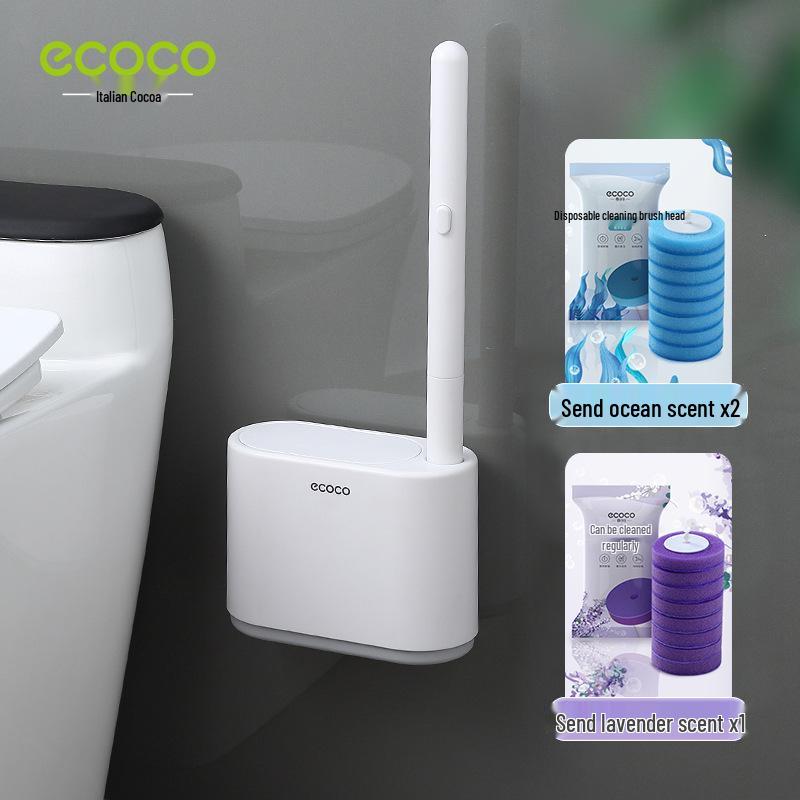 Wall-Mounted Disposable Toilet Brush - 2023 Enhanced Cleaning Tool for Complete Bathroom Hygiene