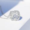 Light Luxury Super Flash Four Leaf Clover Diamond Pendant for Women  Real Diamond Eye Real Diamond Necklace Clavicle Chain