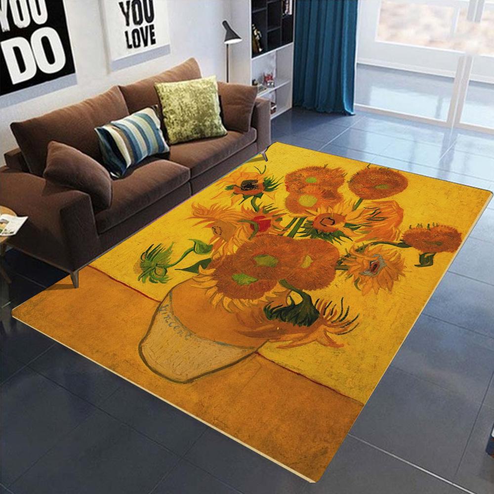 Funny Mona Lisa World Famous Painting Inpired Carpet Living Room Decor Rug Bedroom Floor Mat Makes Your Room Look Cool Carpet