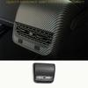 For Tesla Model 3 Y 2017-2023 Carbon Fiber Back Row Air Outlet Vent Cover Trim