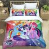 Cartone Animato My Little-P-Ponys Set Biancheria da Letto set squisito per il letto copripiumino set coperta piumino set biancheria da letto lusso regalo di compleanno