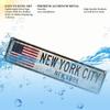 Individuelle Retro New York Aluminiumplakette USA-Flagge Wandkunst Man Cave Bar Dekor