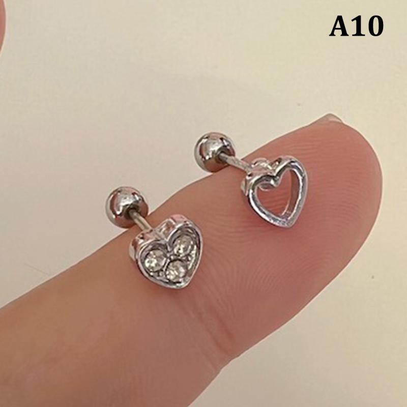 1Pair Ear Piercing Tragus Cartilage Dangle Earrings Helix Conch Rook Lobe Stud Ear Studs Body Jewelry