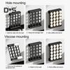 20-Slot Coffee Pods Holder Large Capacity Storage Rack for K Cups BPA-Free Coffee Capsule Display Cabinet for Countertop Drawer