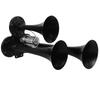 Bocina de Aire Fuerte de Triple Trompeta 12V 24V para Camiones Semirremolques Pickups Bocina de Tren Sonido Claro Trompetas Triples Bocinas de Aire para Camiones