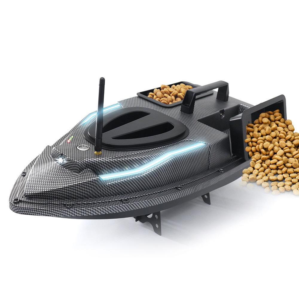 V900 GPS RC Bait Boat With Steering Light For Fishing 40 Points 500M Auto Return 1.5KG Loading 4Hours Remote Control Fish Finder