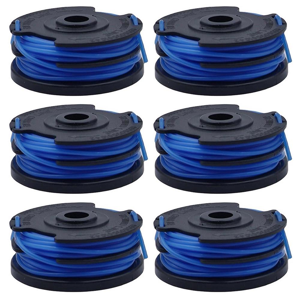 

6Pcs TLG-03 Nylon Rope Line Spool for Kobalt KST 120X/120X-06 Lawn Mower Replacement Part A