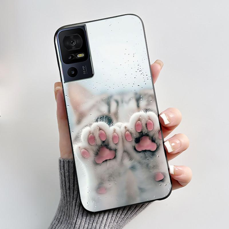 Phone Case For TCL 40 SE 40SE 40 XL 40R 40XL 40T Case Luxury Cute Cool Cartoon Black Soft Silicone Cover Protective Shell Coque