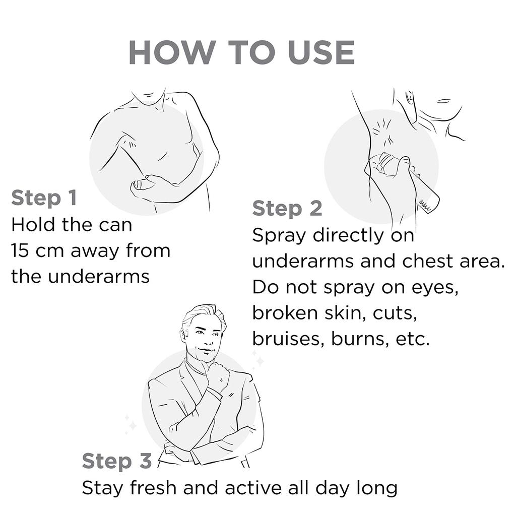 Yardley London Elegance Deodorant Body Spray For Men, 150ml