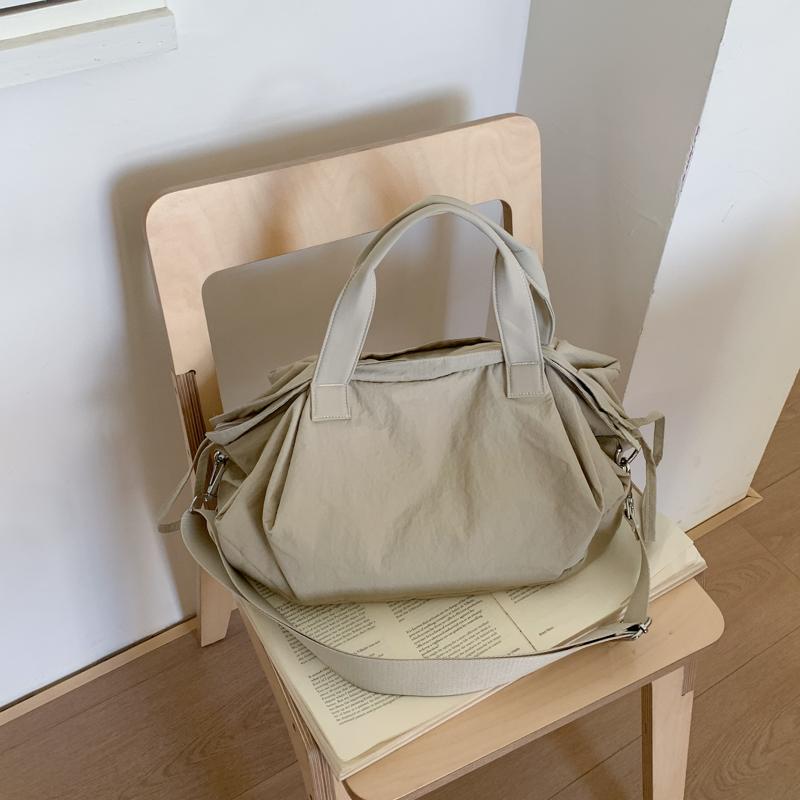 Torebka na ramię Damska torebka crossbody ze ściągaczem Jednokolorowa torba tote