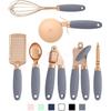 Trinket Set Kitchen Tools Accessories Gadgets Garlic Press Grater Kitchen 7-piece Set Rose Gold Baking Tool Whisk Egg Mix Tool