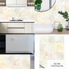 10 Stück gelber Stein Granit Marmor Textur Fliesen Aufkleber Küche Backsplash ölbeständiges Badezimmer Home Decor Selbstklebender Wandaufkleber