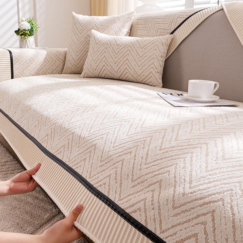 Light Luxury High-End Chenille Sofa Cushion Universal In All Seasons  New Non-Slip Seat Cushion Leather Sofa Cover Cover Cloth