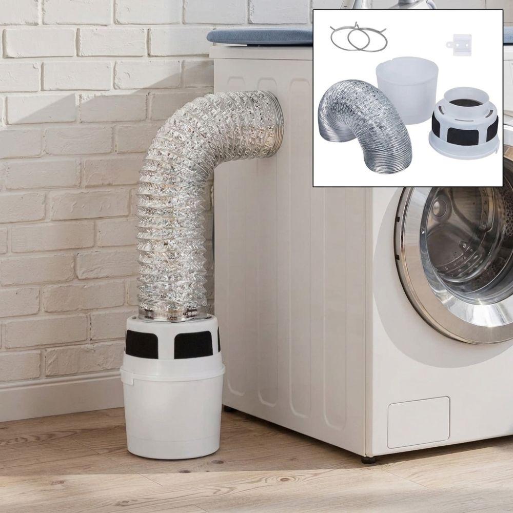 3 in 1 Electric Dryer Lint Catcher Flexible Washer Exhaust Duct Collector  Universal Fit