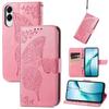 For Samsung Galaxy S25 Edge Case with Strap Butterfly Pattern PU Leather Wallet Phone Cover