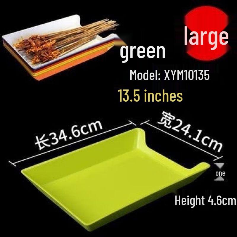 Jijun Square Melamine Hot Pot Serving Trays (10-Pack)