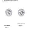 Fanjia Star Point Single Diamond Pure Silver Earrings – Trendy, High-End, Luxurious Niche Design for Women, Ideal Birthday Gift.