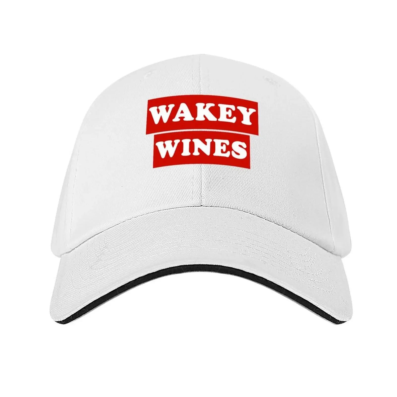 

wakey wines Baseball Cap sun hat Rave custom caps Military Cap Man Men s Baseball Women s белый