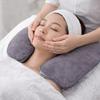 5 Pieces Soft Fluff-free Facial Pillow Covers Thickened Microfiber U-Shaped Headrest Pads Reusable Spa Face Pillow Hole Cover
