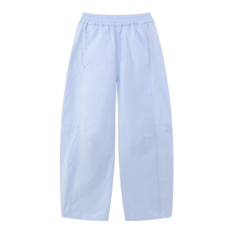Girl s Rivet Detail Curved Leg Cotton Casual Pants 120