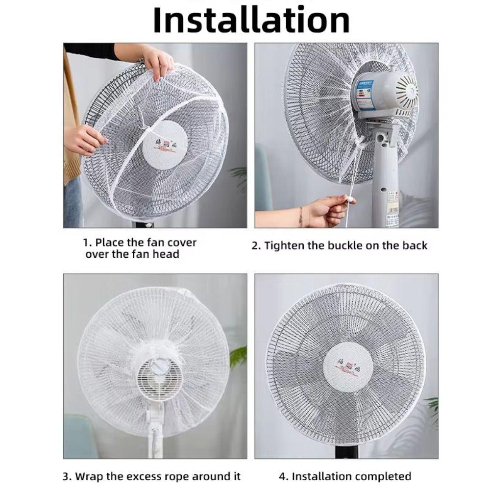 10Pcs Large Fan Safety Mesh Net Universal Electric Fan Cover Fan Safety Dust Cover  Kids