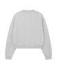 COVERNAT WOMAN Rope Cooper Logo Sweatshirt Melange Gray