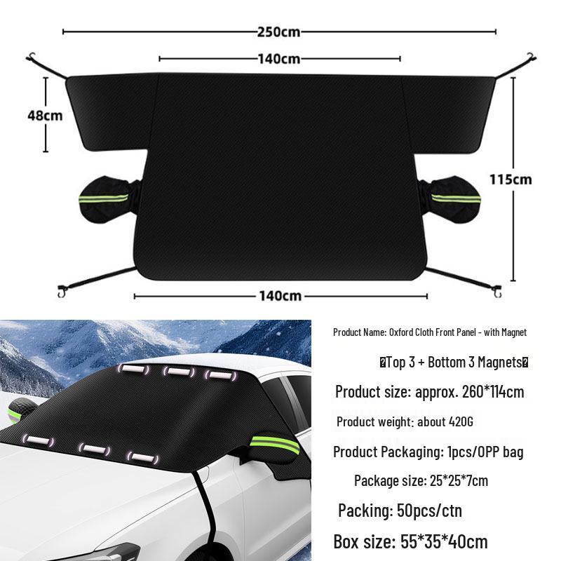 Universal Magnetic Snow Shield: Winter Sunshade & Frost-Free Car Cover