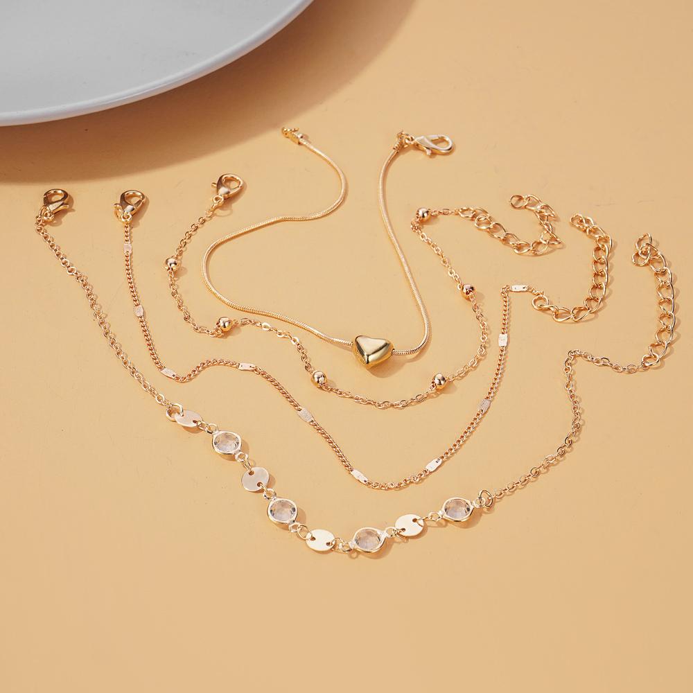 Women's Foot Temperament Summer Beach Barefoot Sandals Bracelets Ankles Women