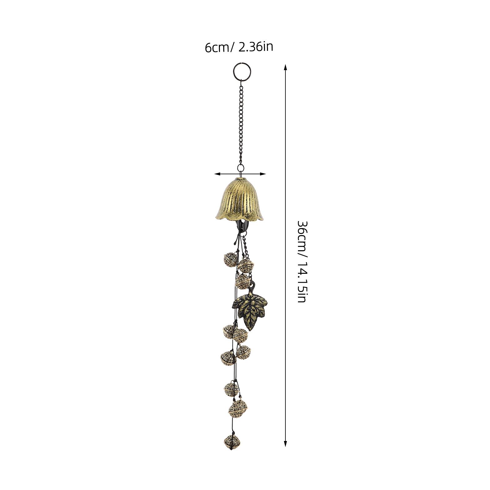 

Retro Witch Bell Wind Chime for Door Knob Metal Outdoor Garden Memorial Festival Hanging Decorative Ornament Witch Bells other